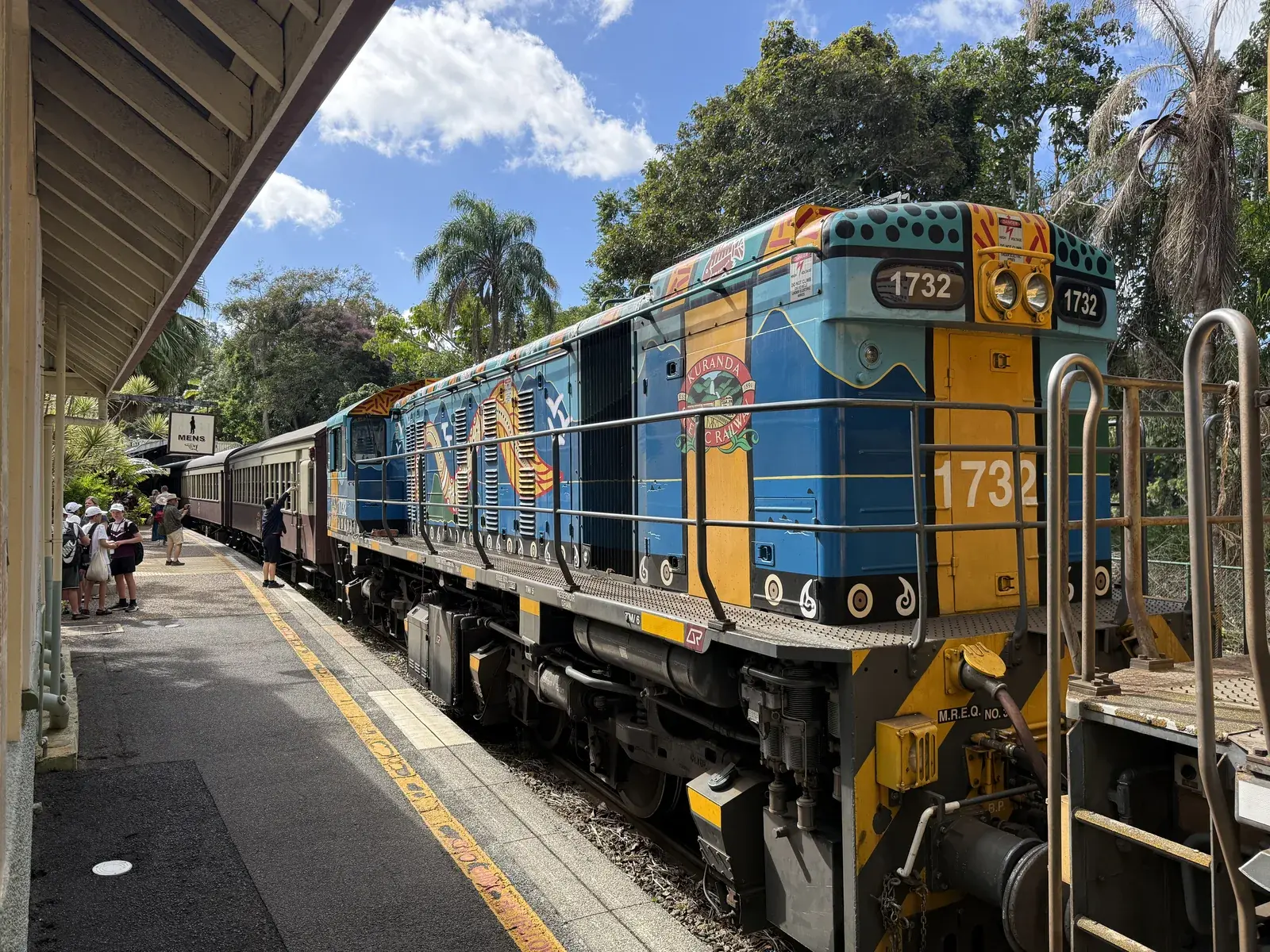 Locomotive 1732 at Kuranda station