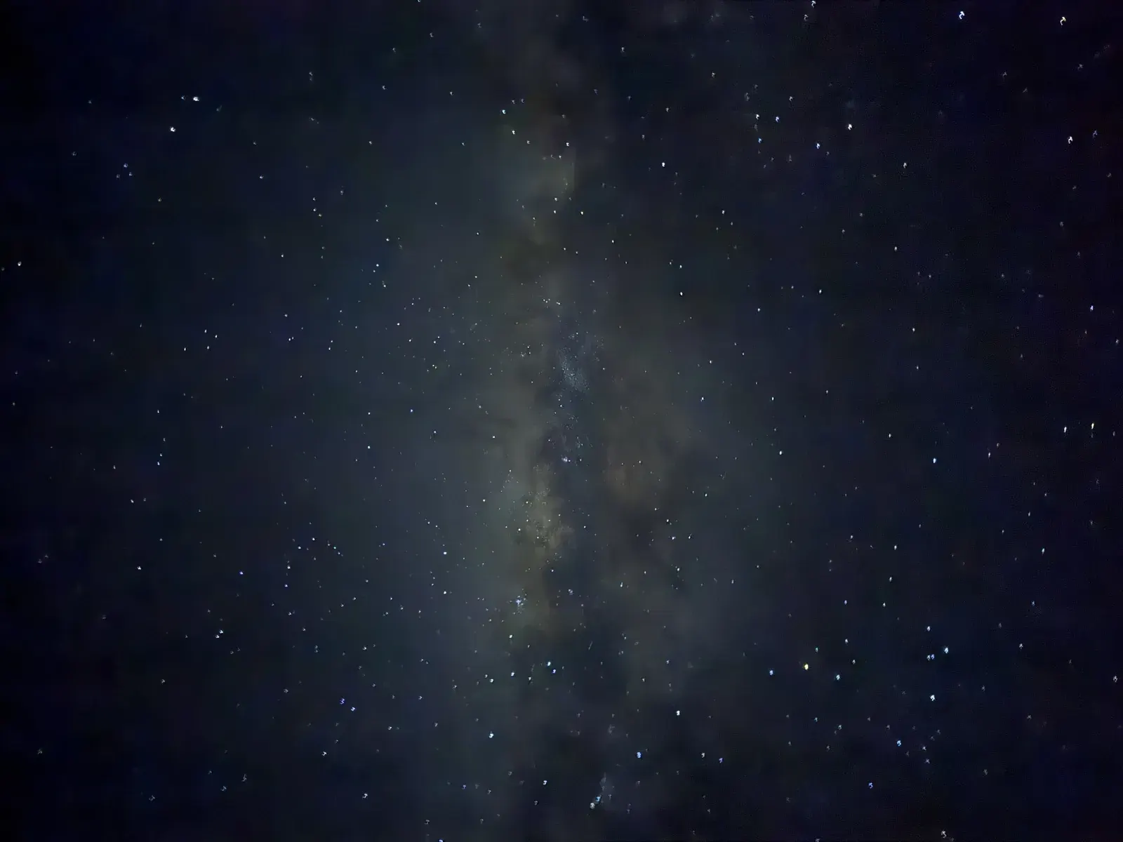 A clear view of the southern night sky from Camp Creek Road